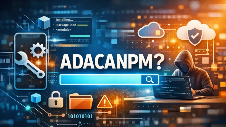 Adacanpm Explained: What It Is, Why People Are Searching It, and What You Should Know in 2026. Adacanpm meaning and how it works explained with software modules, security, and system components illustration