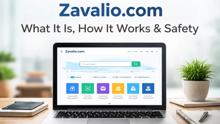 The Truth About Zavalio.com: Tips, Features & Safety Advice And How to Use It Safely in 2026. “Zavalio.com website on laptop and smartphone, showing browser-based tools and features, professional tech guide header image”