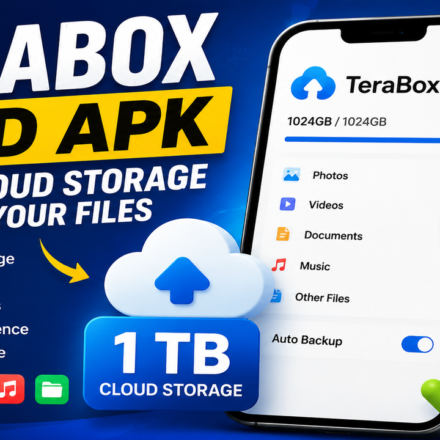TeraBox MOD APK with 1 TB cloud storage, file backup and premium features
